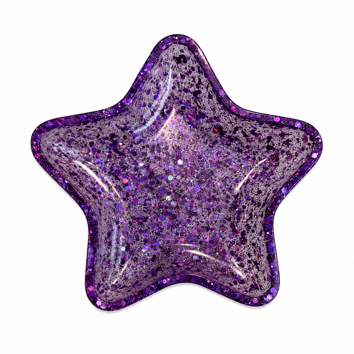 Purple Deep Star Resin Tray