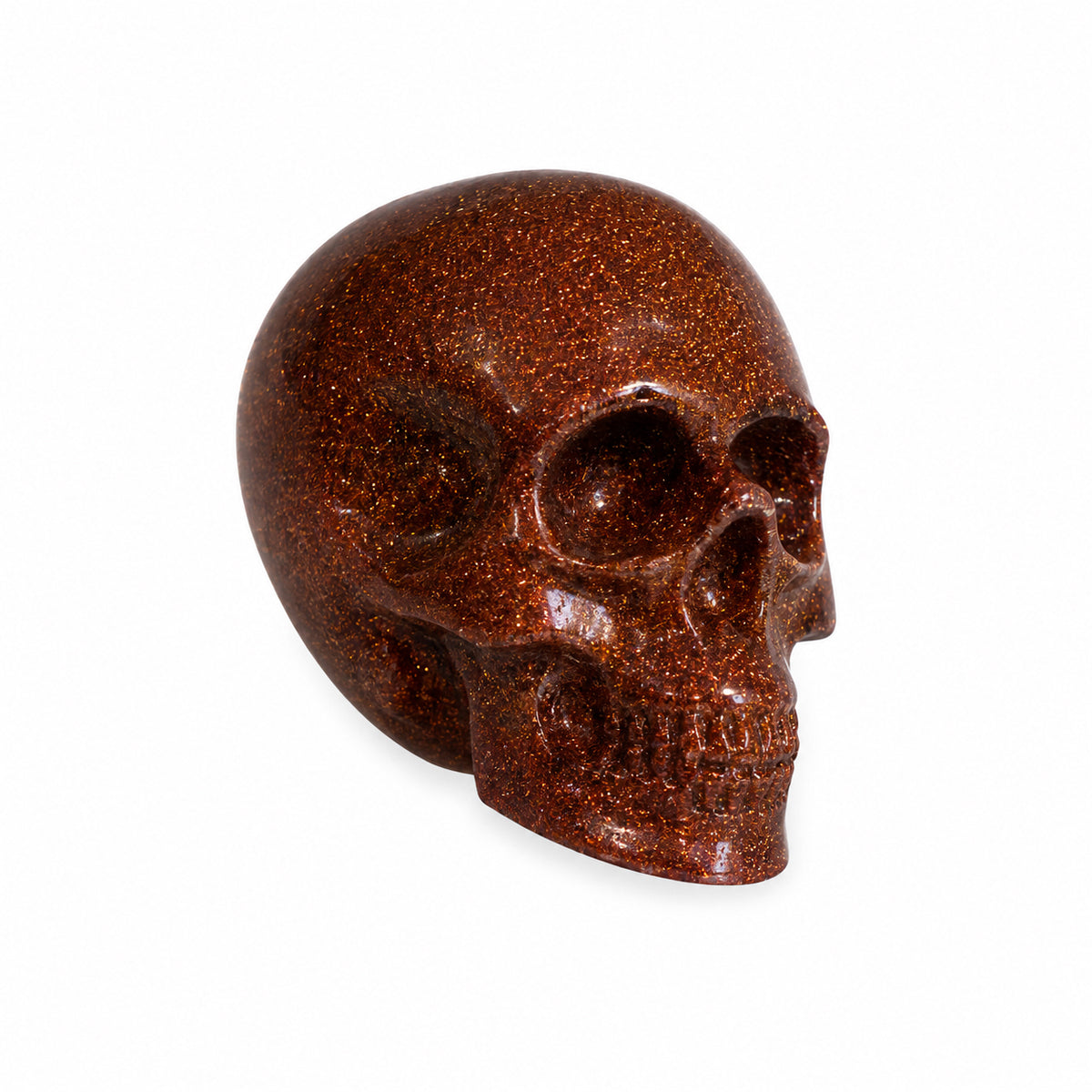 Bronze Skull Decor