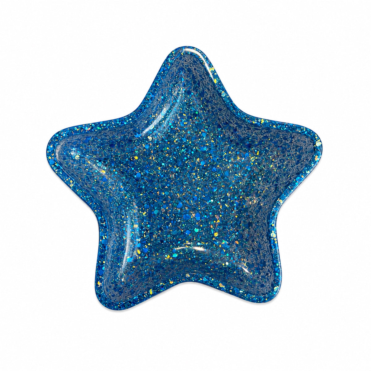 Blue Deep Star Resin Tray