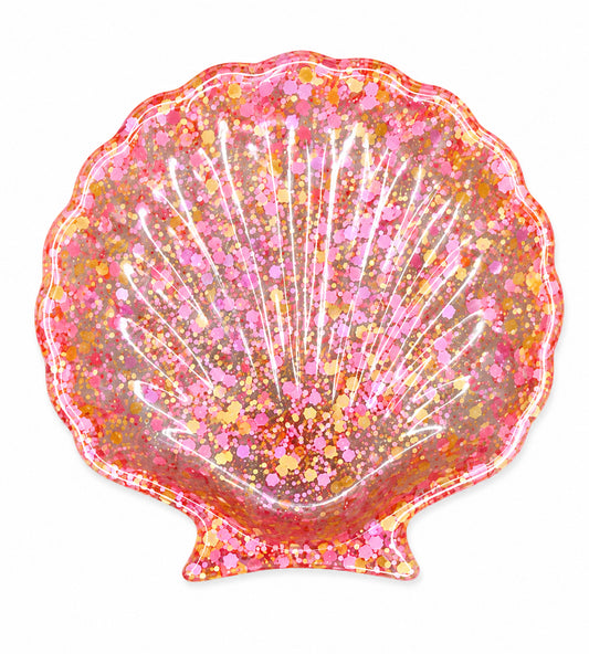 Speckled Resin Shell Dish