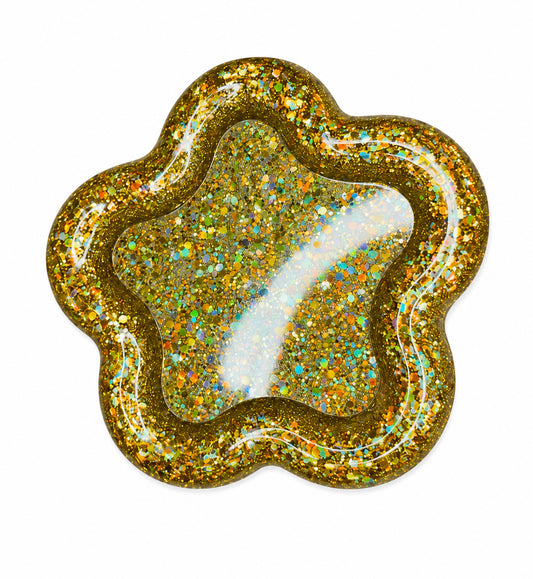 Gold Resin Star Tray